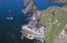 Wandern in Irland am Blasket Pier, Slea Head, Dingle