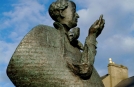 Backpacking Tour of Ireland to Yeats Statue Sligo