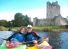 Groupe en kayak à Killarney