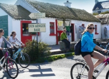 Backpackers on Tour on the Aran Islands