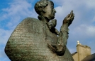 Tour d'Irlande pour les Routards, Statue de Yeats à Sligo